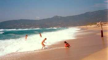 Plage de Capu Laurosu au Sud-Ouest de Propriano
