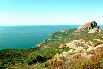 Presqu'île de Capu Rossu et vue de la randonnée