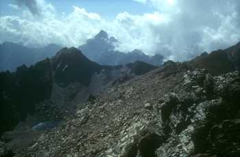 Paglia Orba depuis la crête du Lac du Cinto
