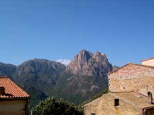 Capu d'Ortu, face E vue d'Ota