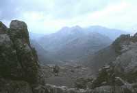 Vallon de Tula et refuge depuis Bocca di I Mori