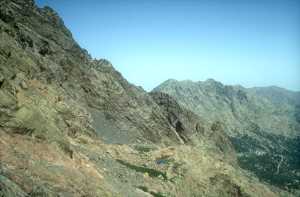 A la redescente du cirque de Trimbulacciu