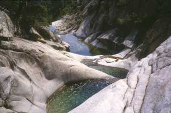 Enchaînement des vasques de la Purcaraccia