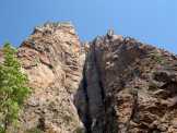 I Cascioni face W depuis le sentier du col des Fourmis