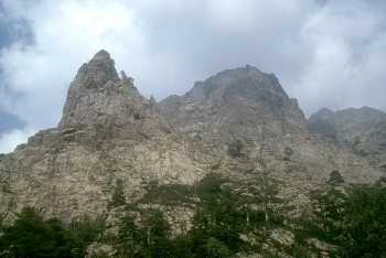 Punta Misciaghja, arête des Vautours et Punta Innominata