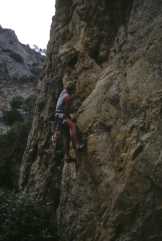 Escalade au secteur de La Source à la Richiusa