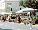 Place du marché à Ghisonaccia