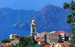 Village et campanile de Piana