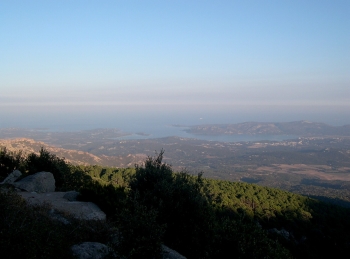 Golfe de PortiVechju depuis l'Uspidale