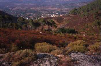 Calenzana, vu depuis la montée peu après le départ du GR20