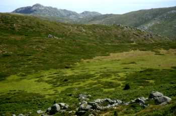 Plateau du Coscione sous l'Alcudina